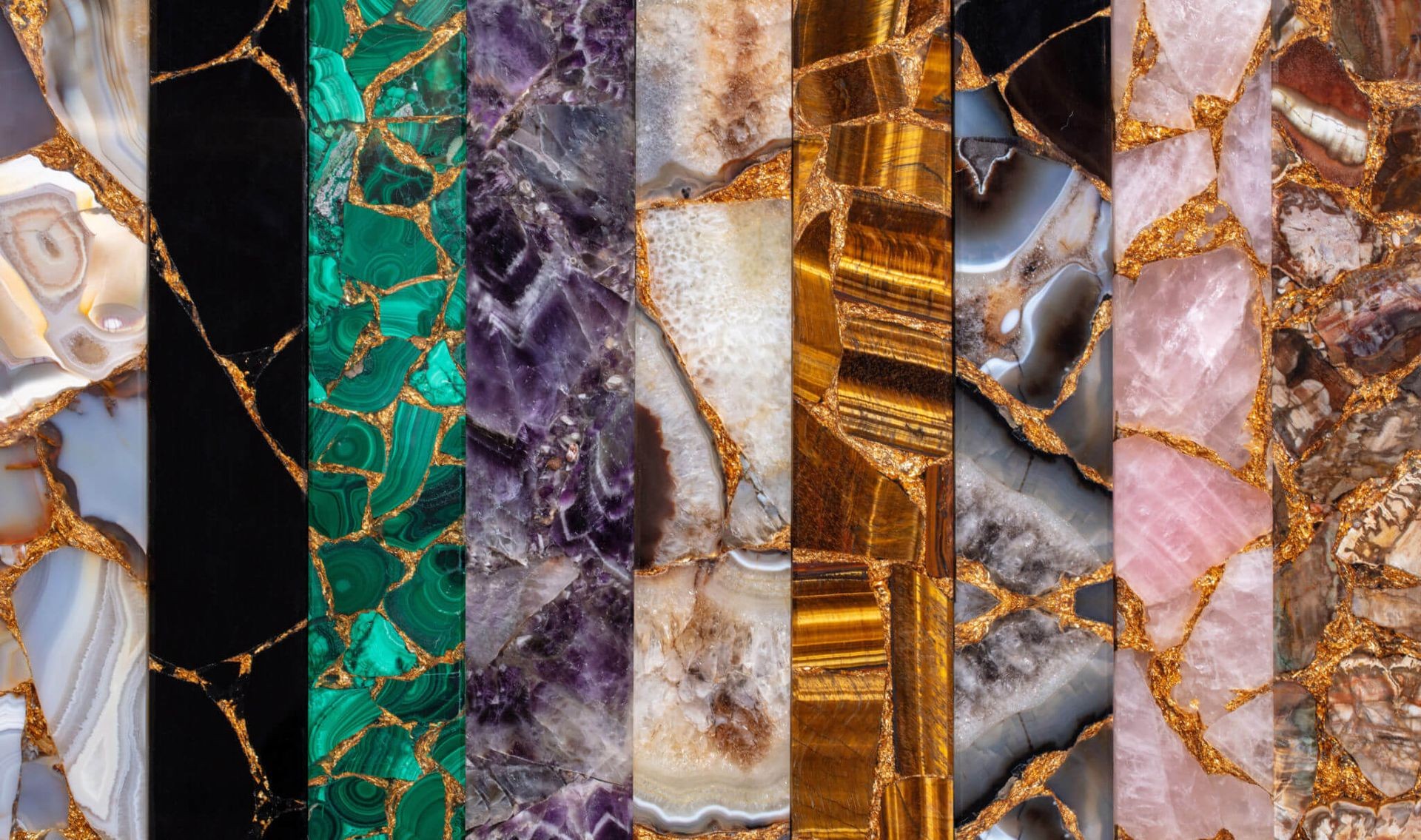Samples of Semi Precious Stones